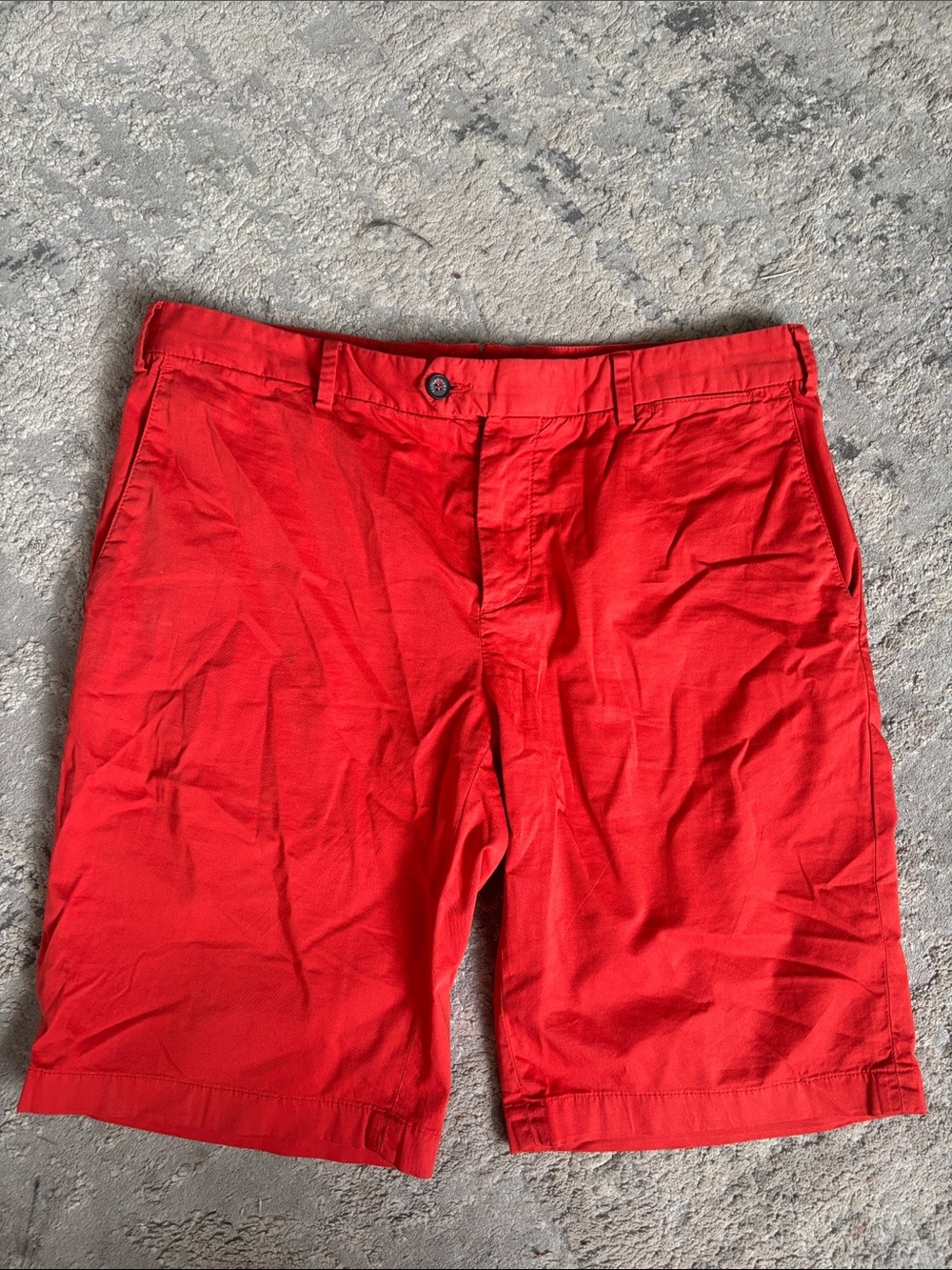 Paul & Shark Men's Red Casual Chino Shorts size 34 made in Italy
